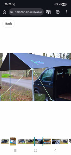 Camper van awning - van,