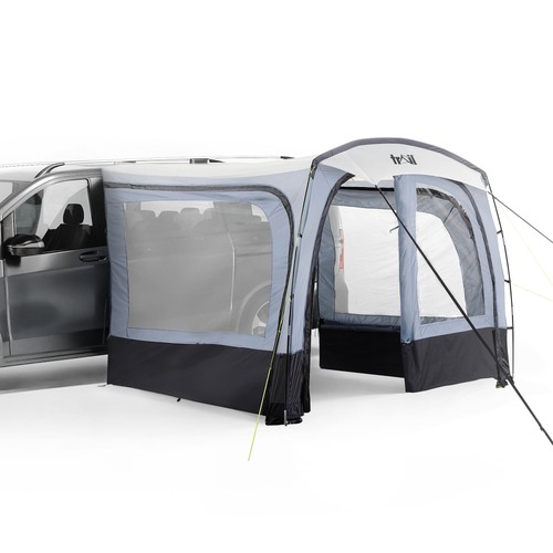 Trail poled sun awning with - trail,