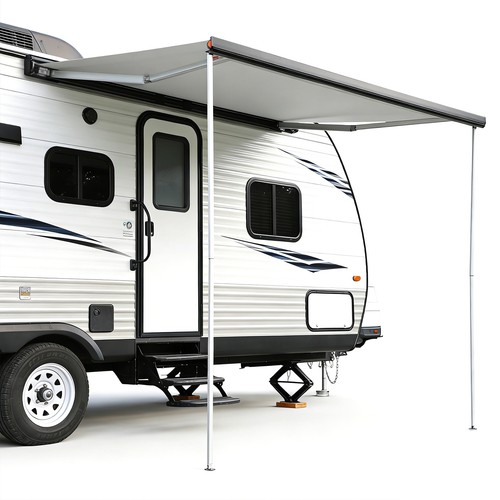 Electric caravan awning wind - electric,