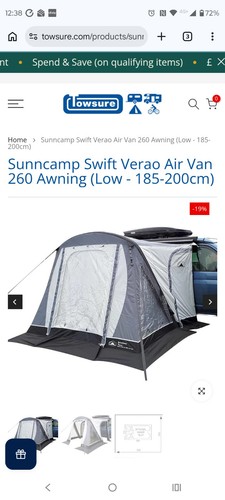 Sunncamp swift verao - sunncamp,