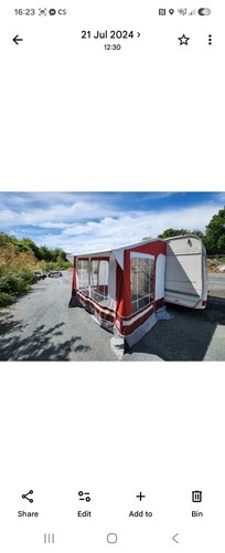 Caravan awning 0x2 4m - awning, 2.0x2.4m
